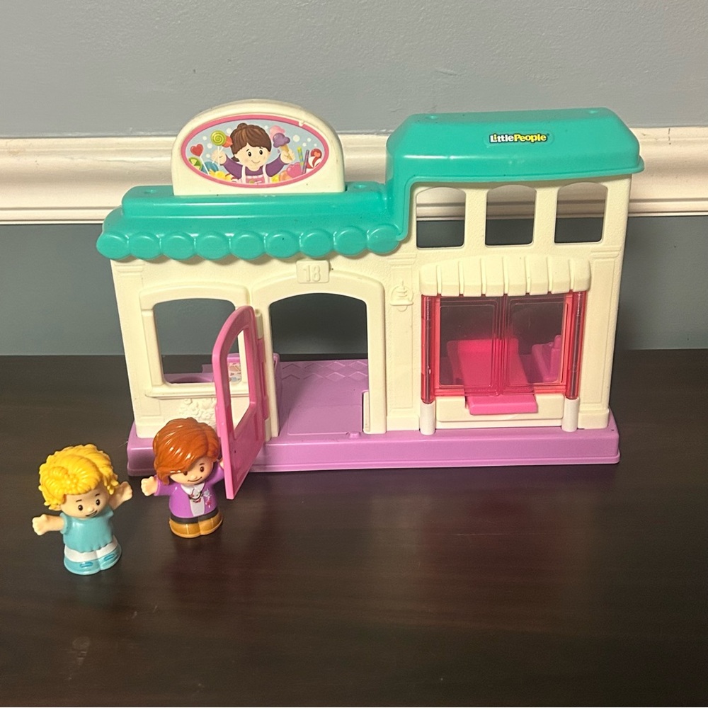 Little People Sweet Shop with figures
